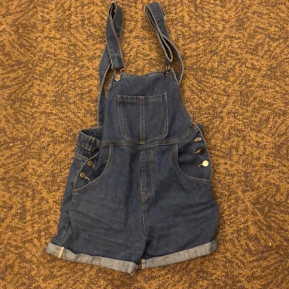 Denim Short Dungarees